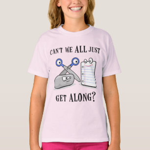 Camiseta Rocha-Papel-Tesouras