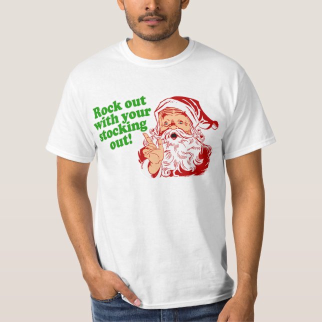 Camiseta Rocha para fora com sua peúga para fora (Frente)