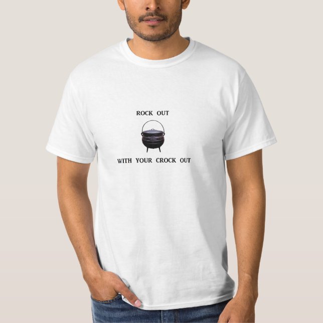 CAMISETA ROCHA PARA FORA COM SUA VASILHA DE BARRO PARA FORA (Frente)