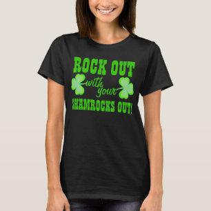Camiseta Rocha para fora no Dia de São Patrício