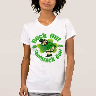 Camiseta Rocha para fora no Dia de São Patrício