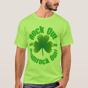 Camiseta Rocha para fora no Dia de São Patrício