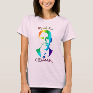 Camiseta Rocha para Obama