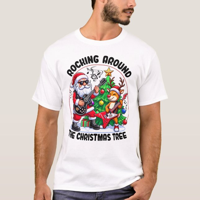 Camiseta Rocha Pela Árvore De Natal (Frente)
