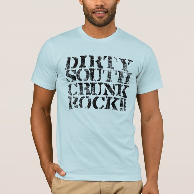 Camiseta Rocha sul suja de Lil Jon "Crunk" afligida (Frente)
