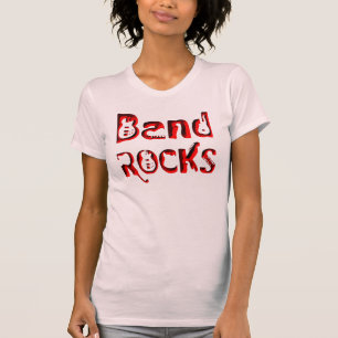 Camiseta Rochas da Banda Vermelha