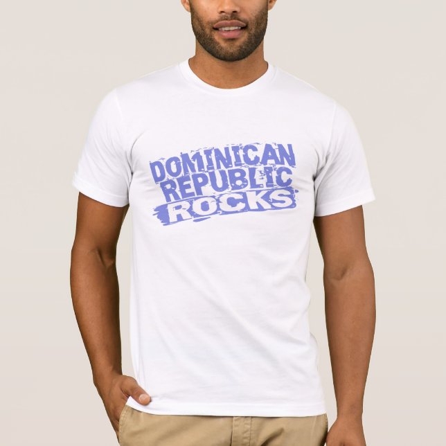 Camiseta Rochas da República Dominicana (Frente)