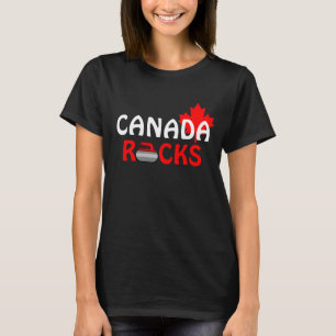 Camiseta Rochas de Canadá - ondulando