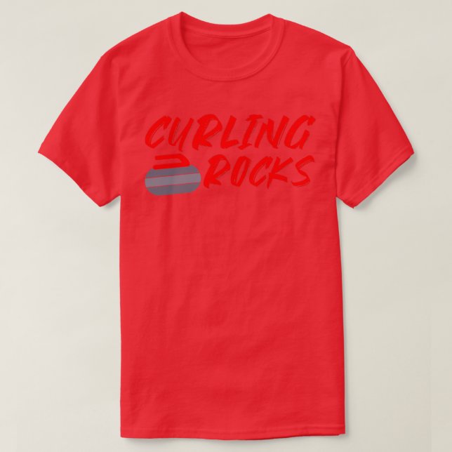 Camiseta Rochas de Curling 12 (Frente do Design)