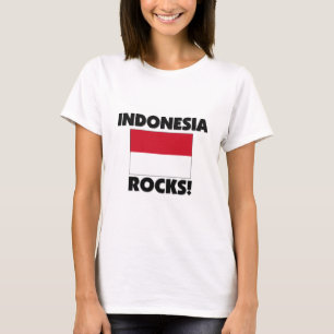 Camiseta Rochas de Indonésia