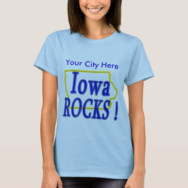 Camiseta Rochas de Iowa! (Frente)