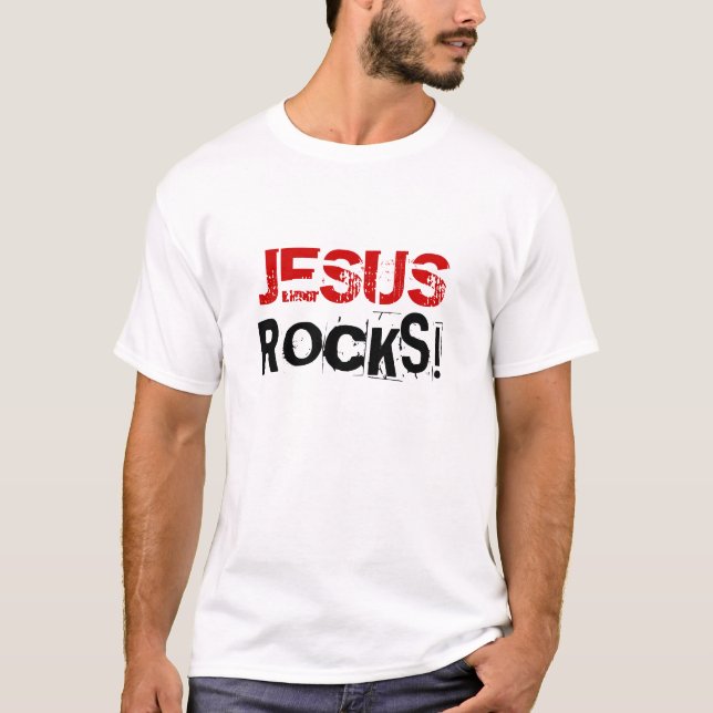CAMISETA ROCHAS DE JESUS! T (Frente)