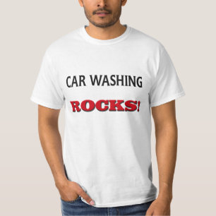 Camiseta Rochas de lavagem do carro