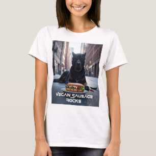 CAMISETA ROCHAS DE LINGUIÇA VEGANA - DIVERTIDO