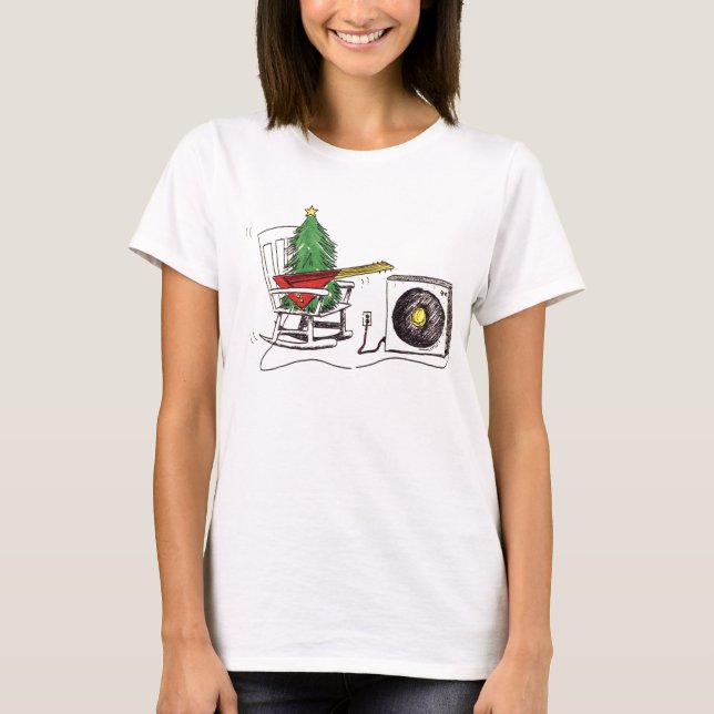 Camiseta Rochas de Natal Damas T (Frente)