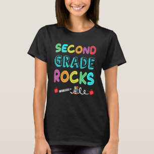 Camiseta Rochas De Nível Alô De Segundo Grau De segundo De