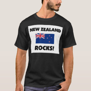 Camiseta Rochas de Nova Zelândia
