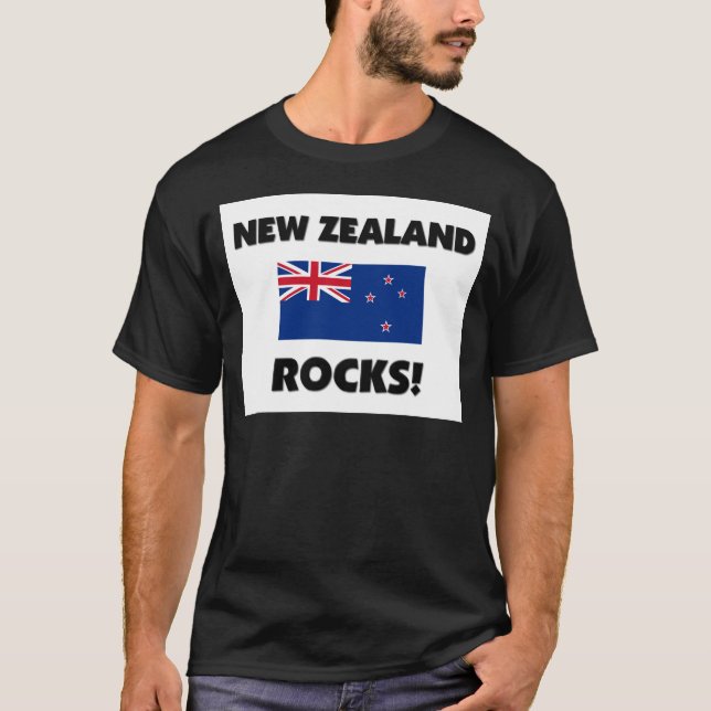 Camiseta Rochas de Nova Zelândia (Frente)