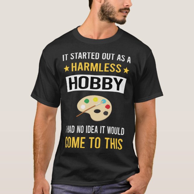 Camiseta Rochas de Pintura de Hobby Sem Danos (Frente)