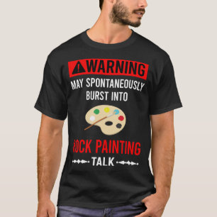Camiseta Rochas de Pintura do Red Warning