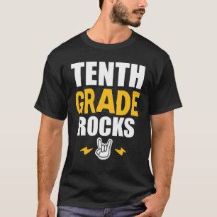 Camiseta Rochas do 10º ano de volta à Rua de Professores de