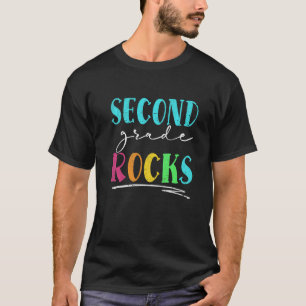 Camiseta Rochas do 2º ano de volta ao segundo da equipe esc