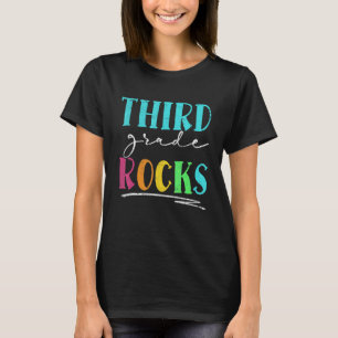 Camiseta Rochas do 3º ano de volta à equipe escolar