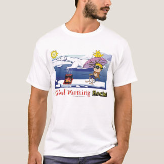 Camiseta rochas do aquecimento global