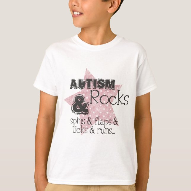 Camiseta rochas do autismo (Frente)