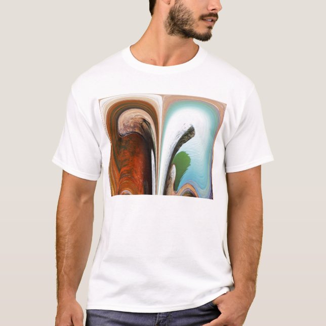 Camiseta Rochas e água (Frente)