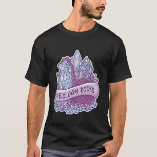 Camiseta Rochas geológicas - Coletor Mineral Geólogo Engraç