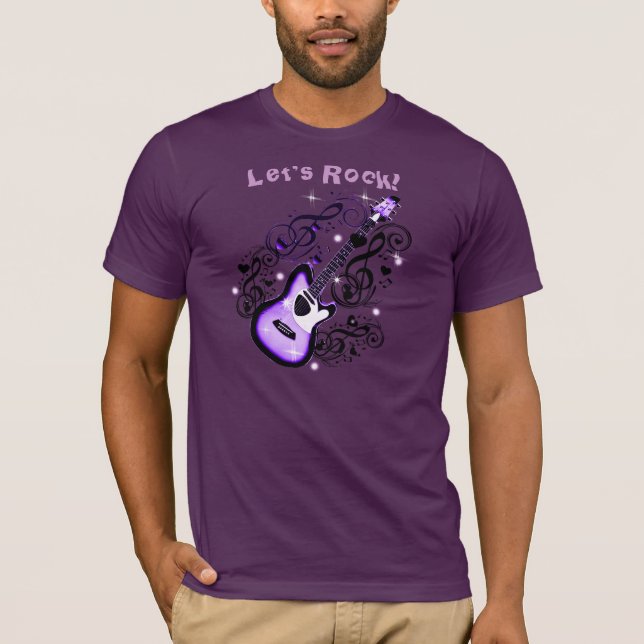 Camiseta Rochas roxas (Frente)