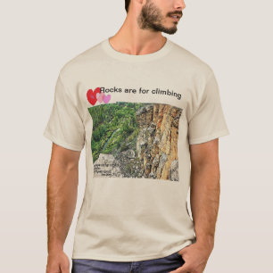 Camiseta Rochas são para escalar