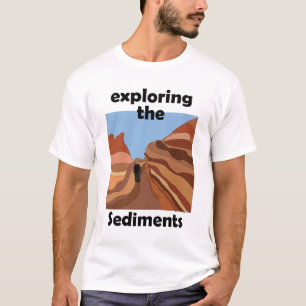Camiseta Rochas Sedimentares Explorando Os Sedimentos Mochi