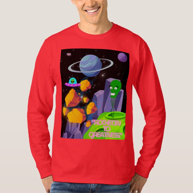 CAMISETA ROCHEING TO GREATESS (Frente)