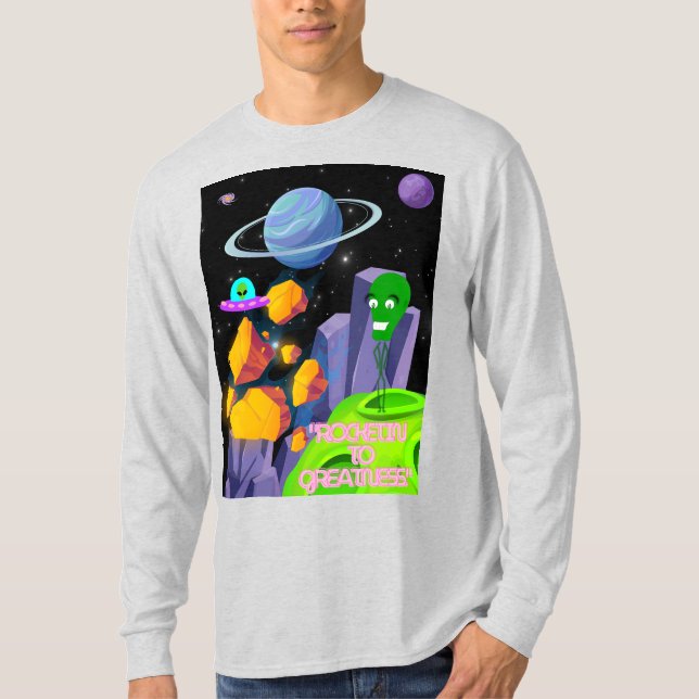 CAMISETA ROCHEING TO GREATESS (Frente)