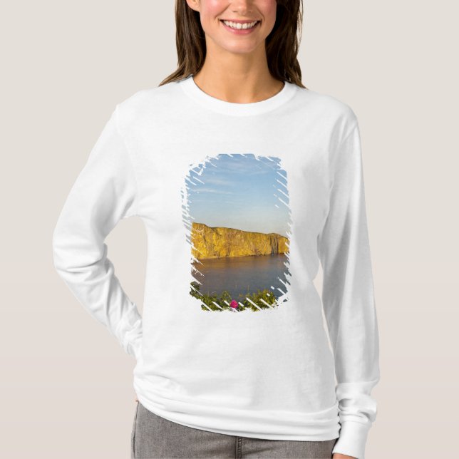 Camiseta Rocher Perce (Rocha Perce), Quebec, Canadá. (Frente)