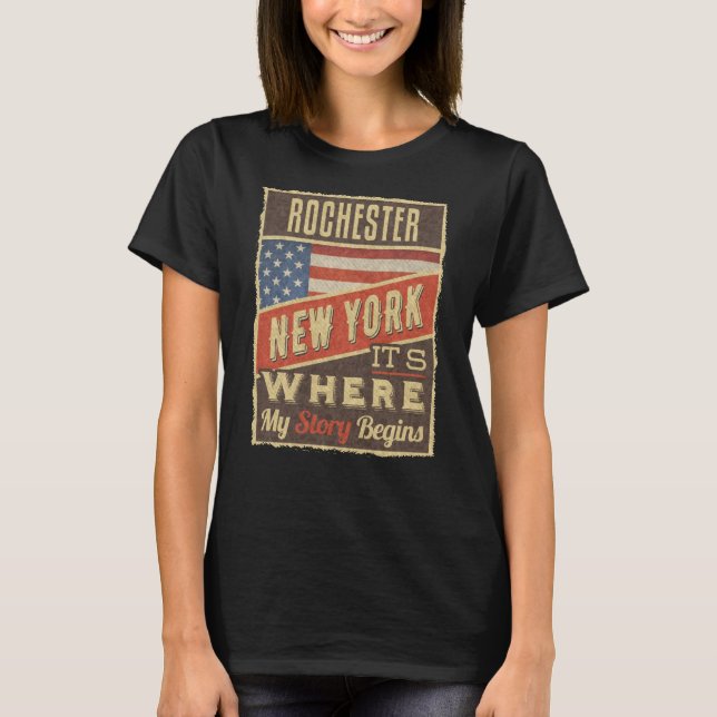 Camiseta Rochester New York (Frente)