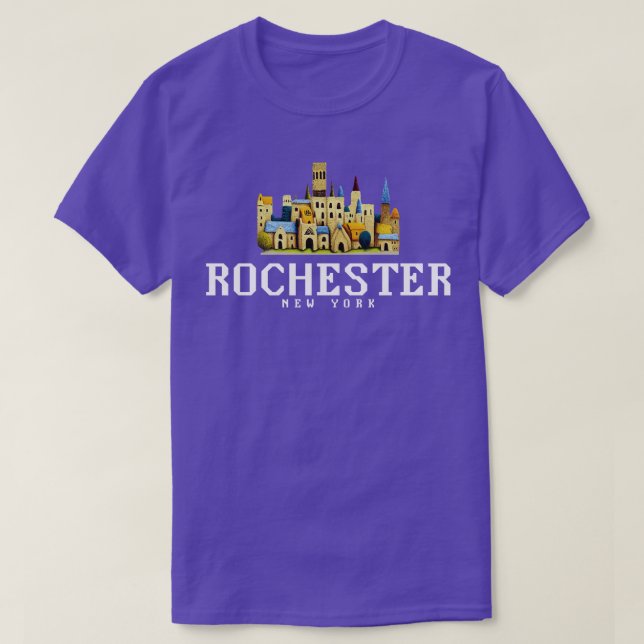 Camiseta Rochester New York (Frente do Design)