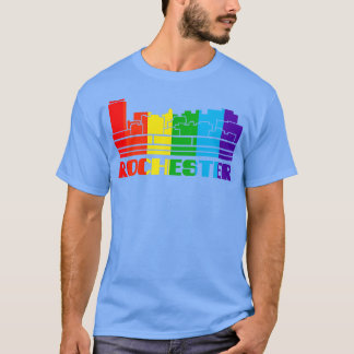 Camiseta Rochester Pride Rochester LGBT Gift LGBTQ Suportad