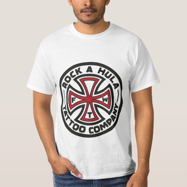 Camiseta Rock a Hula Tattoo (Frente)