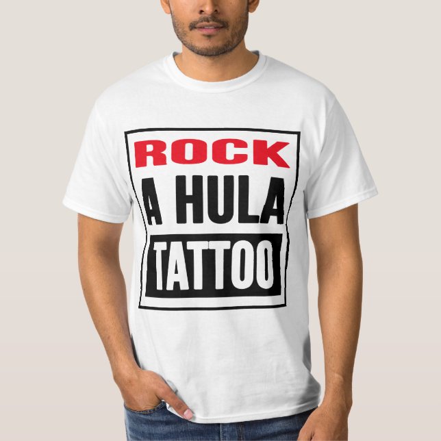 Camiseta Rock a Hula Tattoo (Frente)