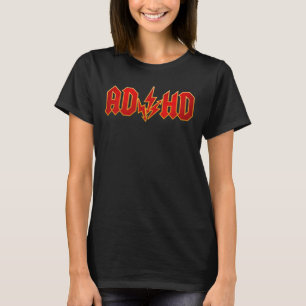 Camiseta Rock "AD/HD"