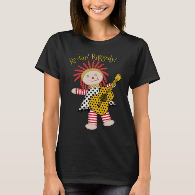 Camiseta Rock and Raggedy Doll - Personalizado (Frente)