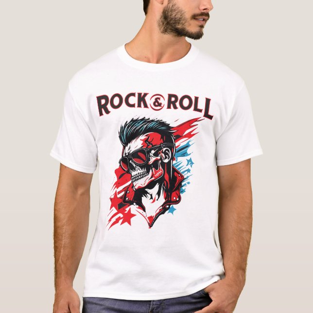 Camiseta Rock and Roll (Frente)