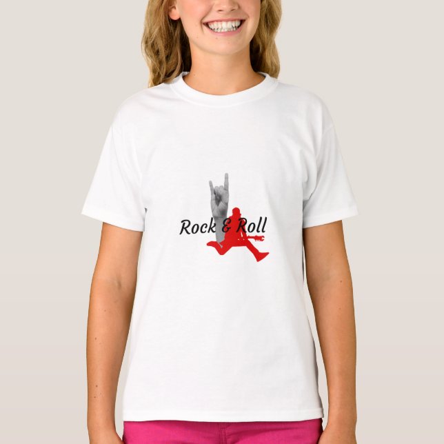 Camiseta Rock And Roll (Frente)