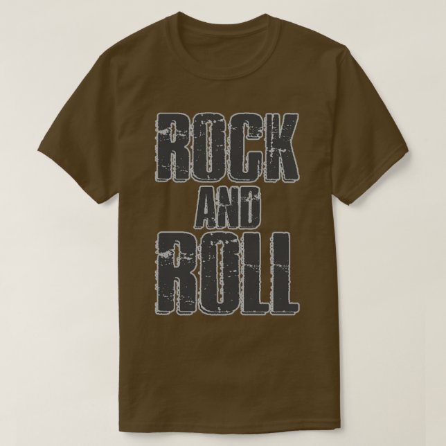 Camiseta Rock and Roll (Frente do Design)