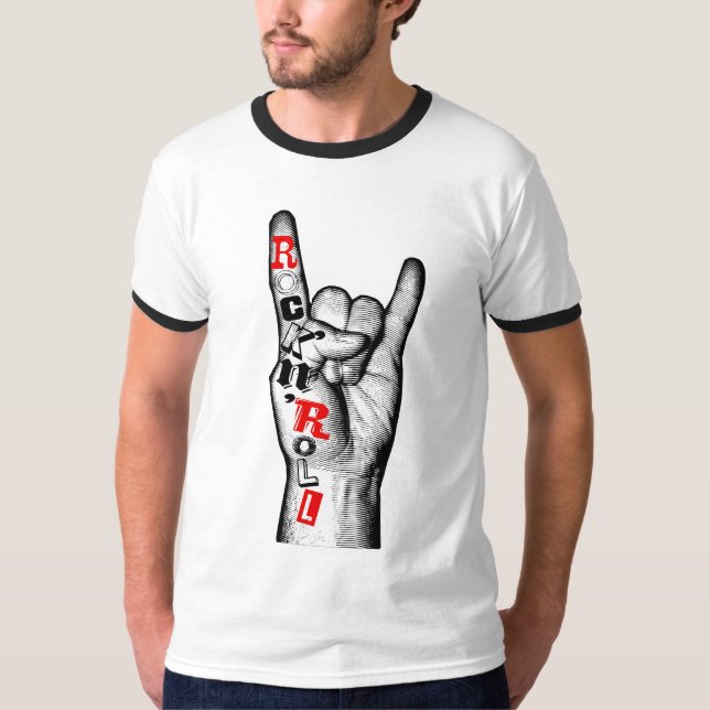 Camiseta Rock and roll (Frente)