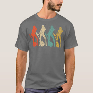 Camiseta Rock and Roll, Design de Guitarista para o Jogador