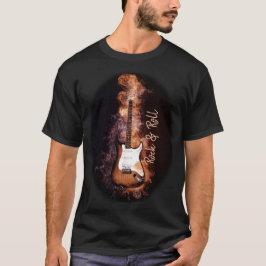 Camiseta Rock and Roll Electric Guitar Rock and Roll